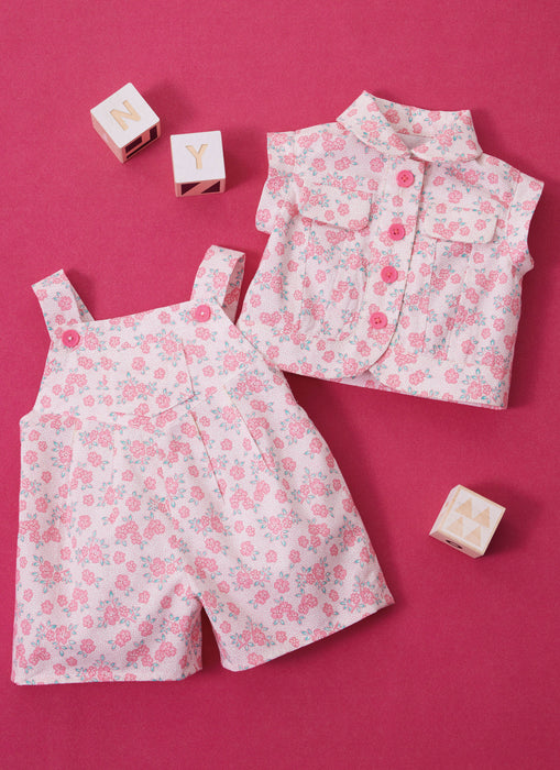 McCall's Sewing Pattern 8487 Baby's' Vest, Jacket and Overalls from Jaycotts Sewing Supplies