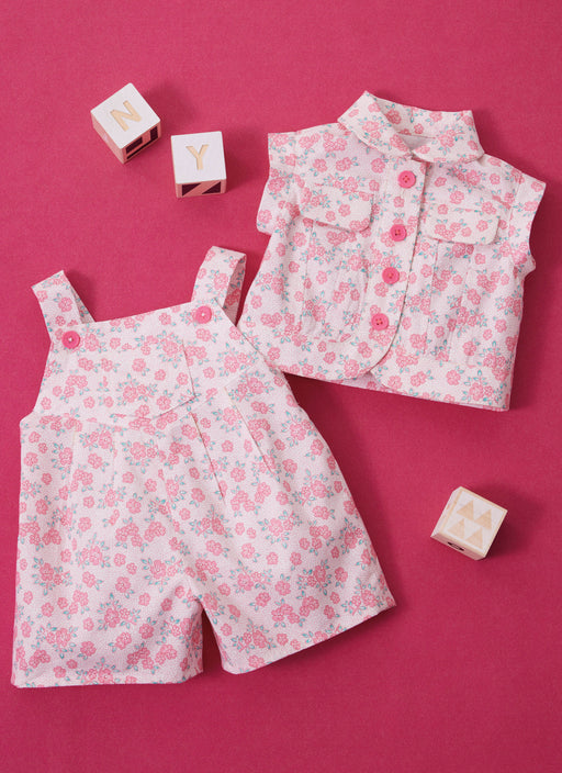 McCall's Sewing Pattern 8487 Baby's' Vest, Jacket and Overalls from Jaycotts Sewing Supplies