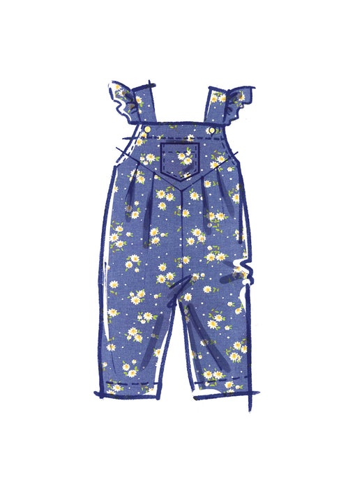 McCall's Sewing Pattern 8487 Baby's' Vest, Jacket and Overalls from Jaycotts Sewing Supplies