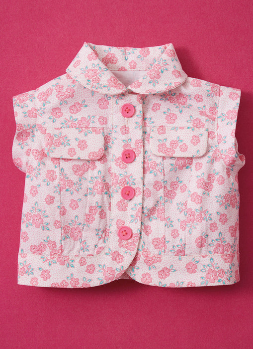 McCall's Sewing Pattern 8487 Baby's' Vest, Jacket and Overalls from Jaycotts Sewing Supplies