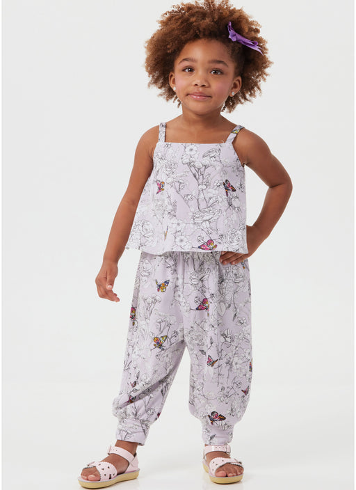 McCall's Sewing Pattern 8488 Toddlers' Knit Tops, Shorts and Pants from Jaycotts Sewing Supplies