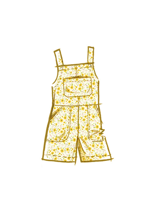 McCall's Sewing Pattern 8489 Girls' Pinafore and Overalls from Jaycotts Sewing Supplies