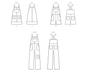 McCall's Sewing Pattern 8489 Girls' Pinafore and Overalls from Jaycotts Sewing Supplies