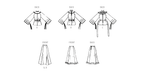 McCall's Sewing Pattern 8490 Tops, Skirt and Petticoat by Laura Ashley from Jaycotts Sewing Supplies