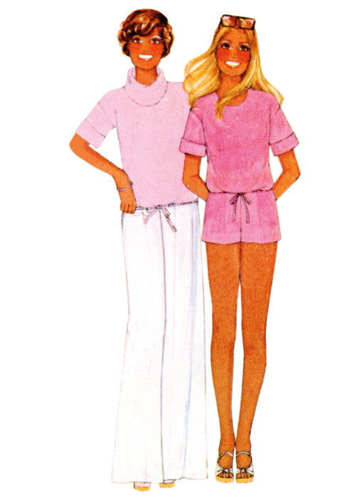 McCall's Sewing Pattern 8493 Misses' Knit Tops, Skirt, Pants and Shorts from Jaycotts Sewing Supplies