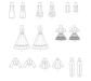 McCall's Sewing Pattern 8495 11-1/2" Fashion Doll Clothes from Jaycotts Sewing Supplies