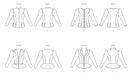 McCall's sewing pattern 8541 1980's Jackets from Jaycotts Sewing Supplies