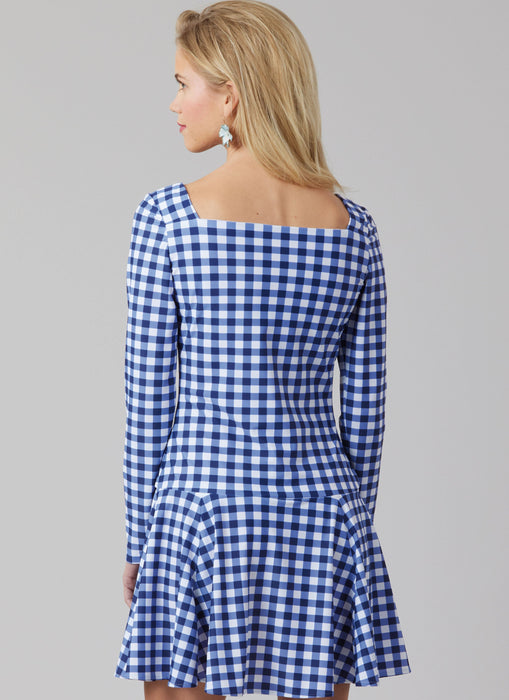 McCall's sewing pattern 8551 Misses' and Miss Petite Knit Dresses from Jaycotts Sewing Supplies