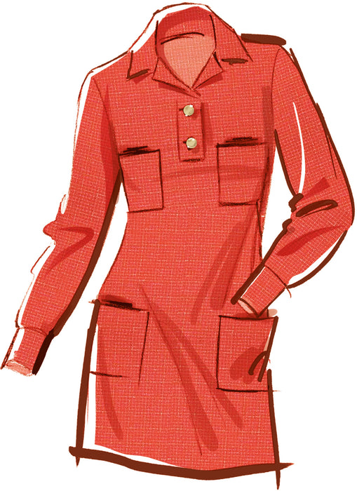 McCall's sewing pattern 8552 Shift Dress from Jaycotts Sewing Supplies