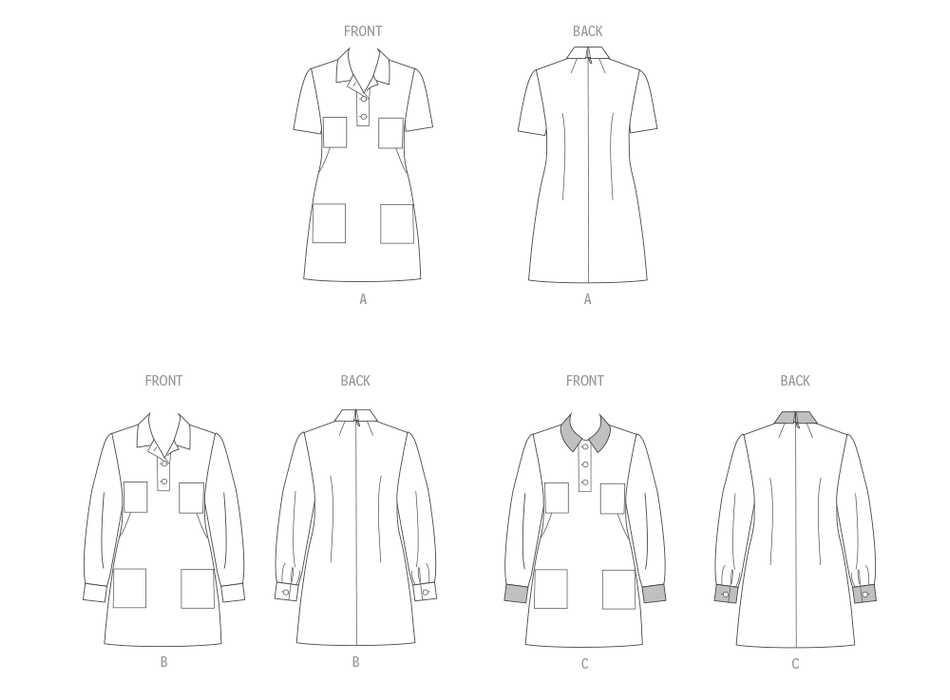 McCall's sewing pattern 8552 Shift Dress from Jaycotts Sewing Supplies