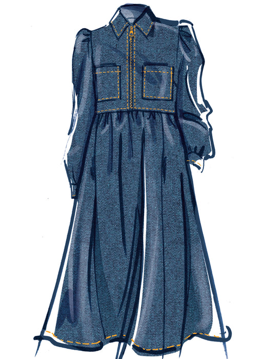 McCall's sewing pattern 8553 Zip front dress from Jaycotts Sewing Supplies