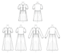 McCall's sewing pattern 8553 Zip front dress from Jaycotts Sewing Supplies