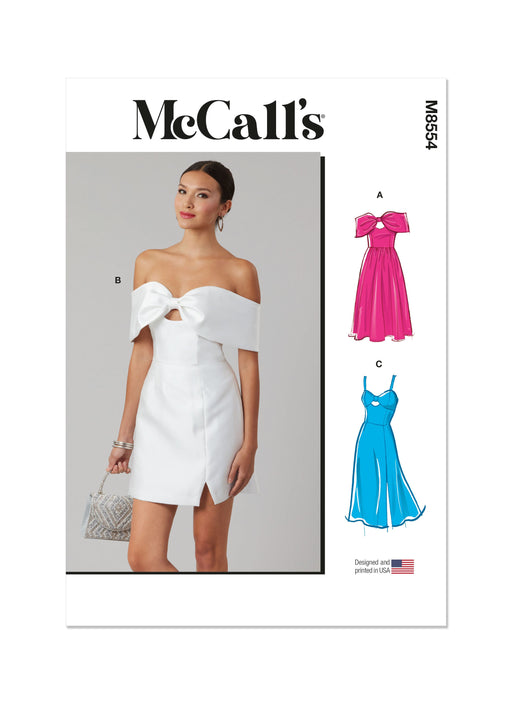 McCall's sewing pattern 8554 Misses' Dresses from Jaycotts Sewing Supplies