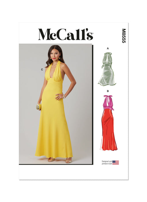 McCall's sewing pattern 8555 Misses' and Women's Special Occasion Dresses from Jaycotts Sewing Supplies