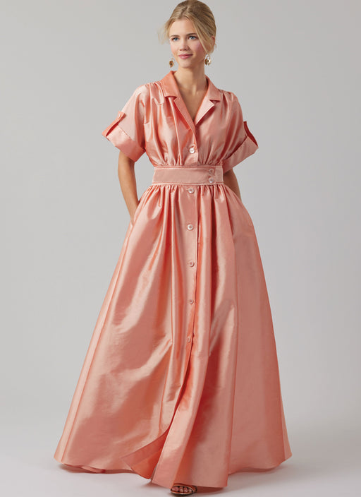 McCall's sewing pattern 8556 Misses' Shirtdress in Three Lengths from Jaycotts Sewing Supplies