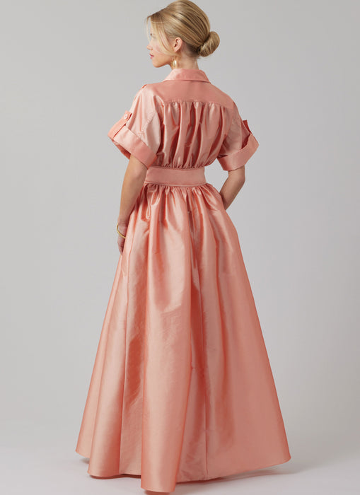 McCall's sewing pattern 8556 Misses' Shirtdress in Three Lengths from Jaycotts Sewing Supplies