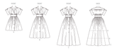 McCall's sewing pattern 8556 Misses' Shirtdress in Three Lengths from Jaycotts Sewing Supplies