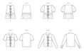McCall's sewing pattern 8557 Misses' and Women's Tie Front Tops from Jaycotts Sewing Supplies