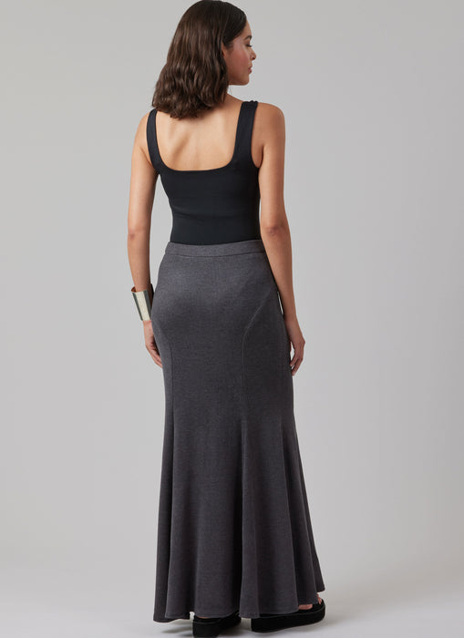 McCall's sewing pattern 8558 Misses' Knit Skirt in Three Lengths from Jaycotts Sewing Supplies