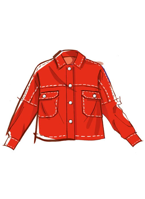 McCall's sewing pattern 8561 Misses' Jacket in Two Lengths and Skirt from Jaycotts Sewing Supplies