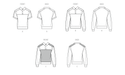 McCall's sewing pattern 8564 Unisex Knit Pullover Tops from Jaycotts Sewing Supplies