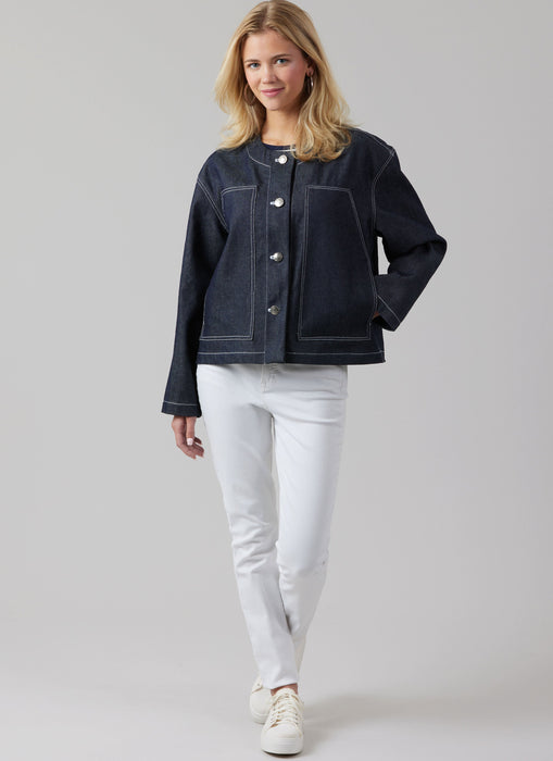 McCall's sewing pattern 8565 Unisex Jacket with Collar Variations from Jaycotts Sewing Supplies