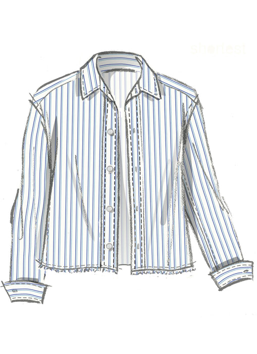 McCall's sewing pattern 8566 Unisex Shirt in Three Lengths from Jaycotts Sewing Supplies