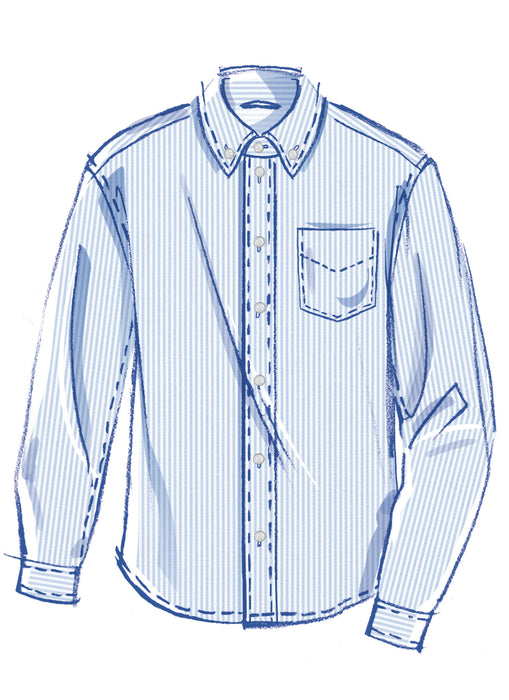 McCall's sewing pattern 8566 Unisex Shirt in Three Lengths from Jaycotts Sewing Supplies