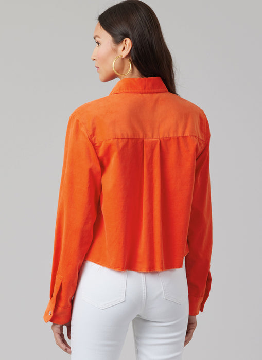 McCall's sewing pattern 8566 Unisex Shirt in Three Lengths from Jaycotts Sewing Supplies