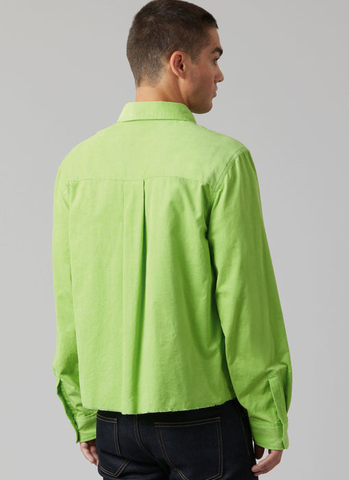 McCall's sewing pattern 8566 Unisex Shirt in Three Lengths from Jaycotts Sewing Supplies