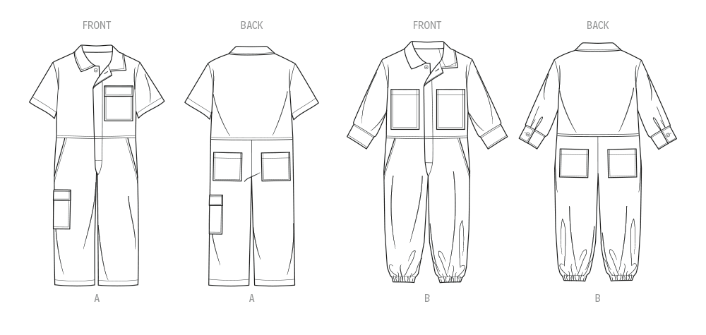 McCall's sewing pattern 8567 Children's Jumpsuit from Jaycotts Sewing Supplies