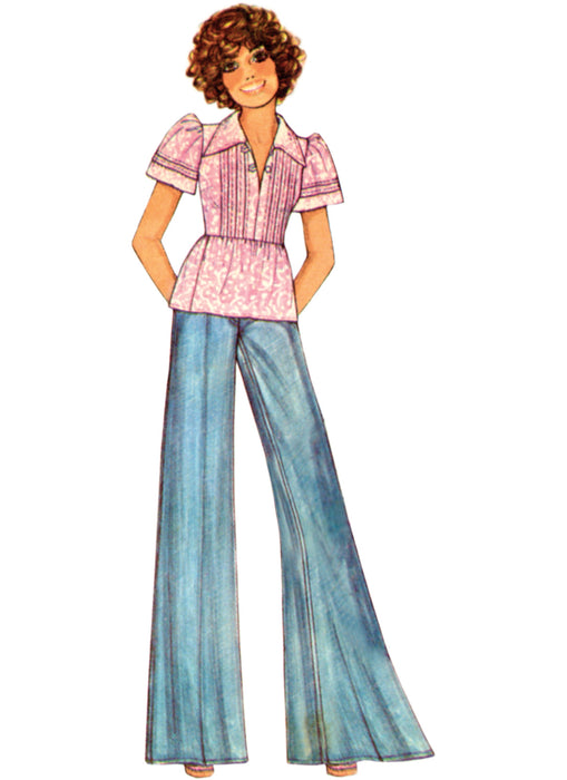 McCall's sewing pattern 8569 Vintage McCall's 1970's Laura Ashley dresses and top sewing pattern from Jaycotts Sewing Supplies