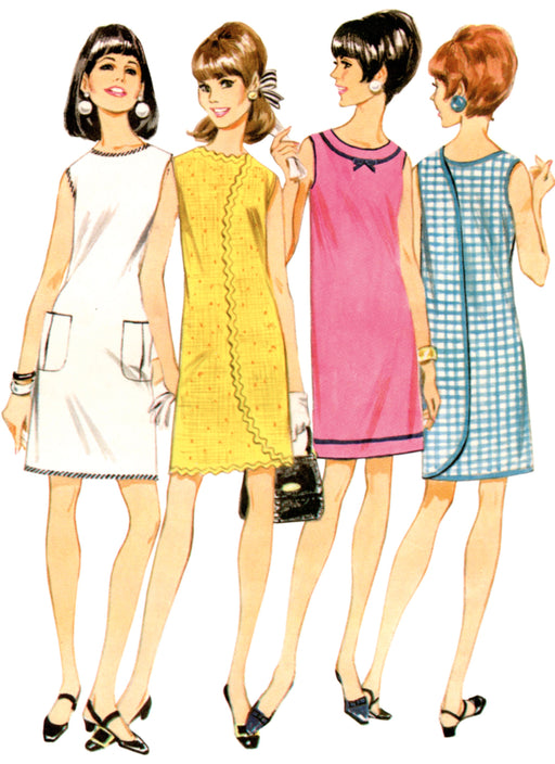 McCall's sewing pattern 8571 Vintage McCall's 1960's Wrap-A-Rounder dress from Jaycotts Sewing Supplies