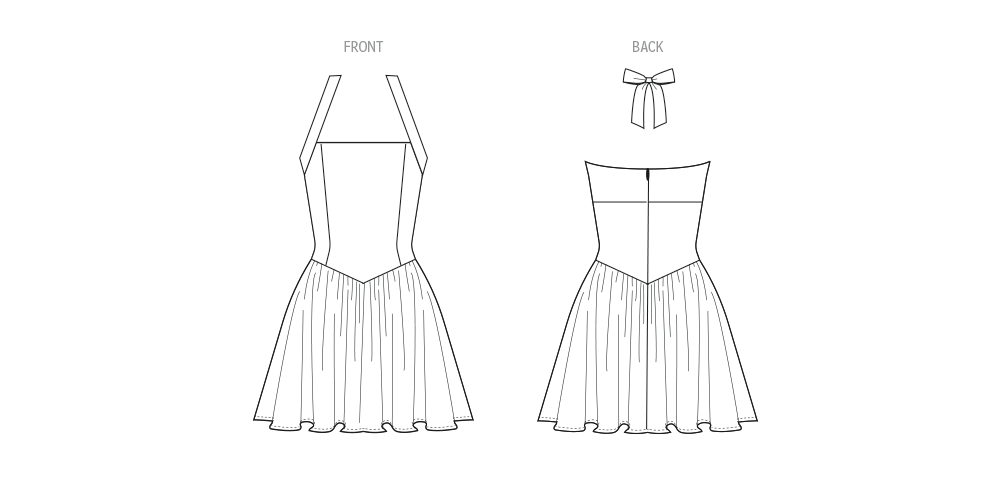 McCall's Sewing Pattern 8578 Ballerina Mini Dress by Brandi Joan from Jaycotts Sewing Supplies