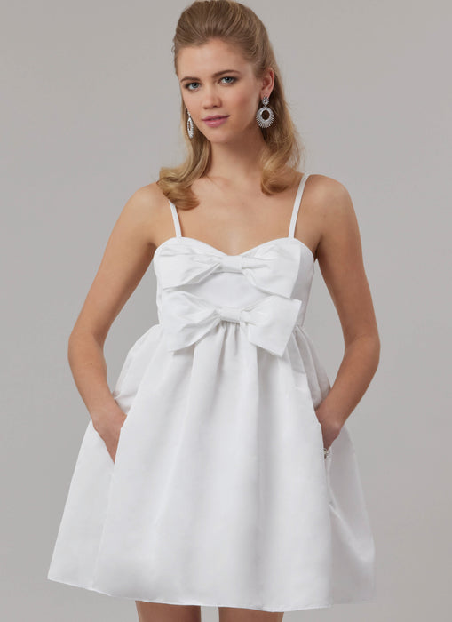 McCall's Sewing Pattern 8581 Empire Waist Dress in Two Lengths from Jaycotts Sewing Supplies