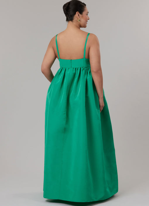 McCall's Sewing Pattern 8581 Empire Waist Dress in Two Lengths from Jaycotts Sewing Supplies