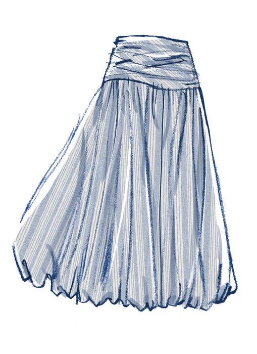 McCall's Sewing Pattern 8583 Flared Skirt in Two Lengths from Jaycotts Sewing Supplies