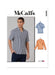 McCall's Sewing Pattern 8589 Men's Top with Sleeve Variations from Jaycotts Sewing Supplies