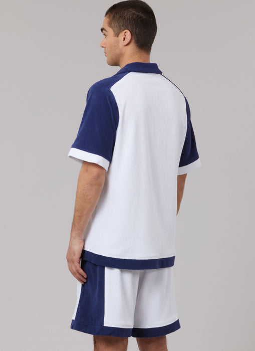 McCall's Sewing Pattern 8590 Men's Top, Shorts and Trousers from Jaycotts Sewing Supplies