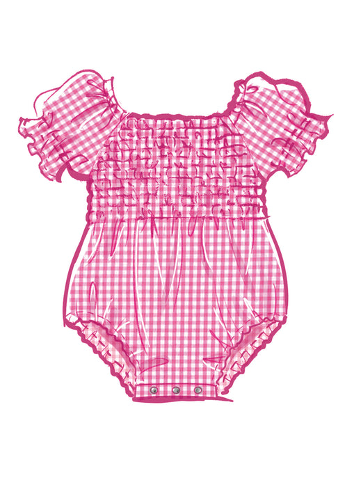 McCall's Sewing Pattern 8591 Babies' Romper, Dresses and Headband from Jaycotts Sewing Supplies