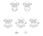 McCall's Sewing Pattern 8591 Babies' Romper, Dresses and Headband from Jaycotts Sewing Supplies