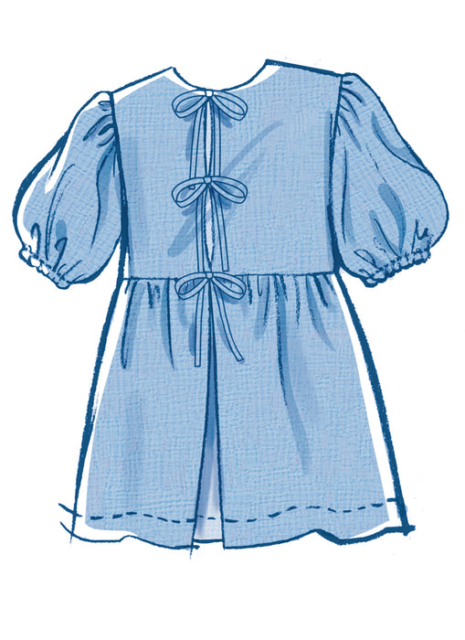 McCall's Sewing Pattern 8593 Girls' Dress and Top from Jaycotts Sewing Supplies