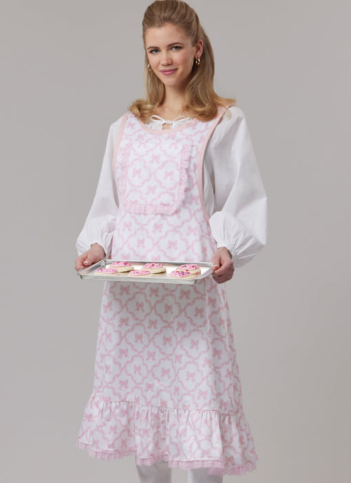 McCall's Sewing Pattern 8598 Misses' Cottage Core Aprons from Jaycotts Sewing Supplies