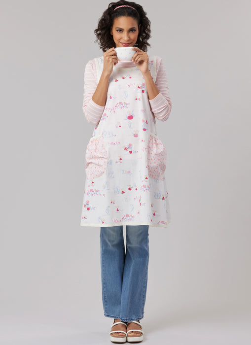 McCall's Sewing Pattern 8598 Misses' Cottage Core Aprons from Jaycotts Sewing Supplies