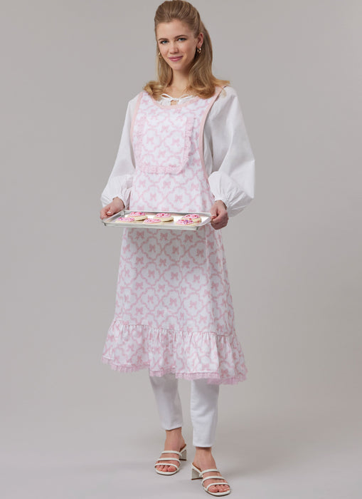 McCall's Sewing Pattern 8598 Misses' Cottage Core Aprons from Jaycotts Sewing Supplies