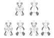 McCall's Sewing Pattern 8599 Patchwork Plush Bears from Jaycotts Sewing Supplies