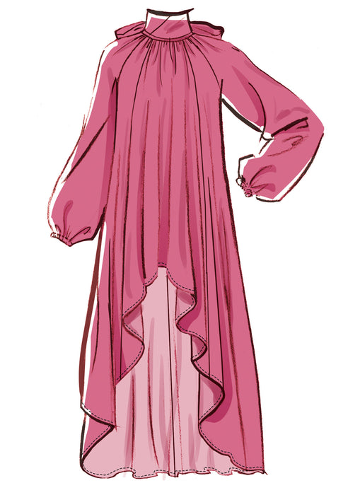 McCall's sewing pattern 8603  loose-fitting flared dress from Jaycotts Sewing Supplies