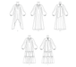 McCall's sewing pattern 8603  loose-fitting flared dress from Jaycotts Sewing Supplies