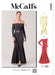 McCall's sewing pattern 8605 off-the-shoulder trumpet dress from Jaycotts Sewing Supplies
