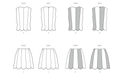 McCall's sewing pattern 8610 Fitted Knit Top and Skirt from Jaycotts Sewing Supplies